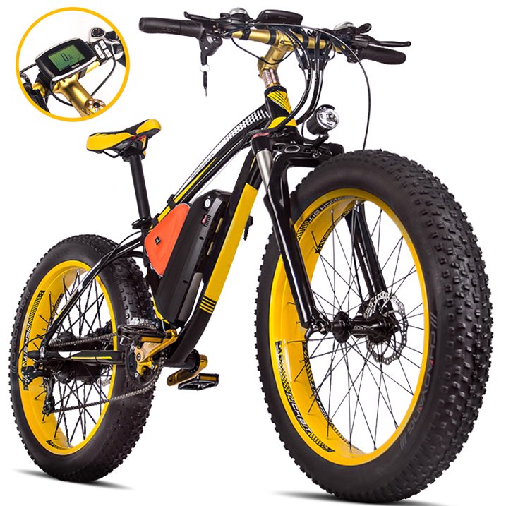 Lithium Battery Electric Snow Bike 21 Speeds Electric Bicycle - RICH BIT