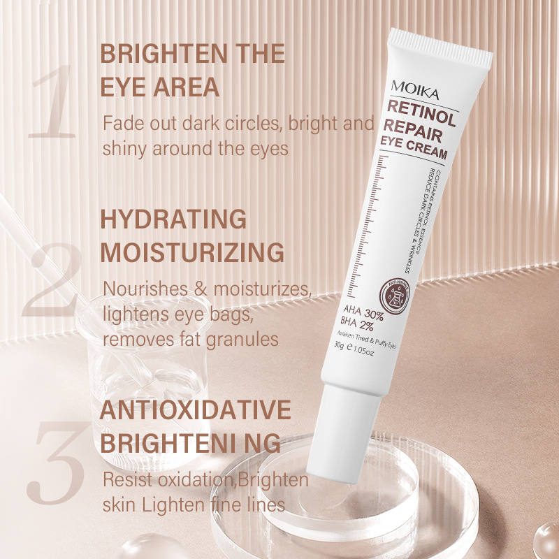Retinol Eye Cream 30g | Repairing Eye Treatment for Dark Circles, Fine Lines & Wrinkles