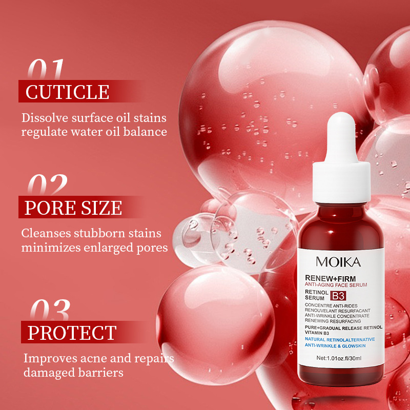 Retinol & Vitamin B3 Serum 30ml | Face Repair Essence for Anti-Aging, Brightening & Skin Renewal