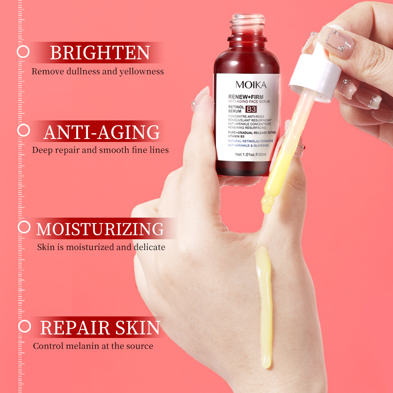 Retinol & Vitamin B3 Serum 30ml | Face Repair Essence for Anti-Aging, Brightening & Skin Renewal