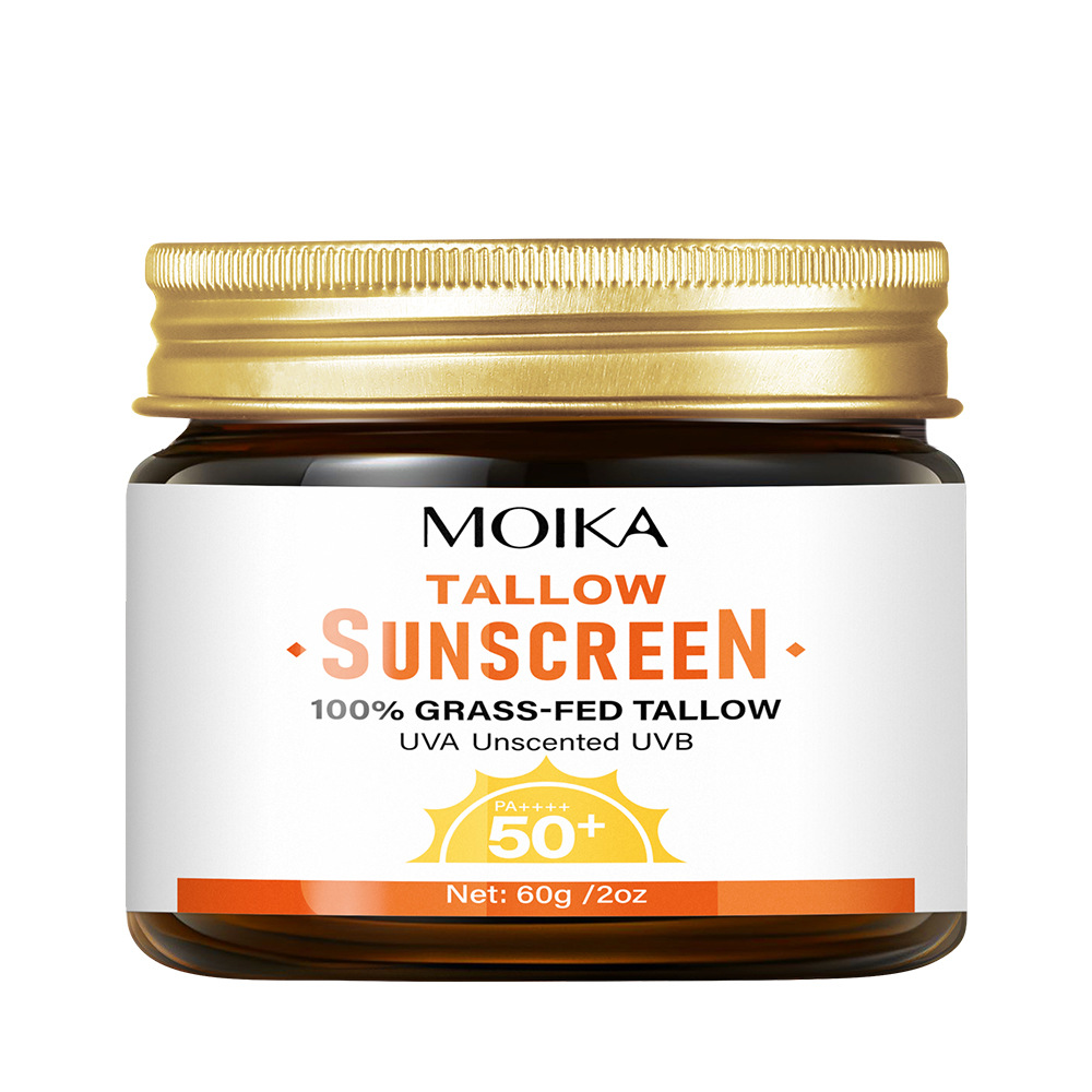 60g Tallow Zinc Mineral Sunscreen SPF 50+ Moisturizer, Face & Body Sunblock