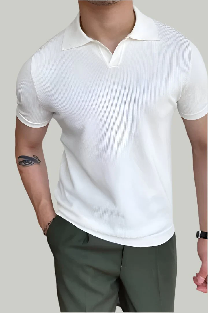 OSAN Slim V-Neck Polo