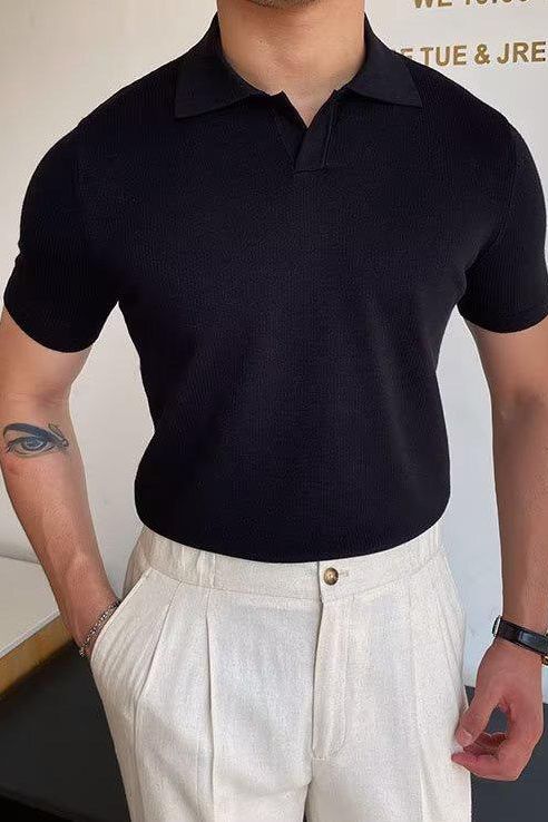 OSAN Slim V-Neck Polo