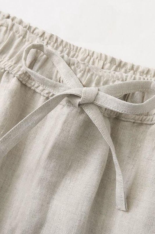 GEOJE Old Money Linen Pant