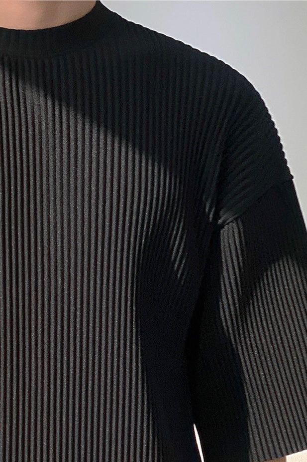 JINJU Oversize Pleated T-Shirt