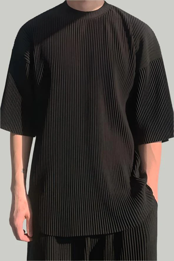 JINJU Oversize Pleated T-Shirt