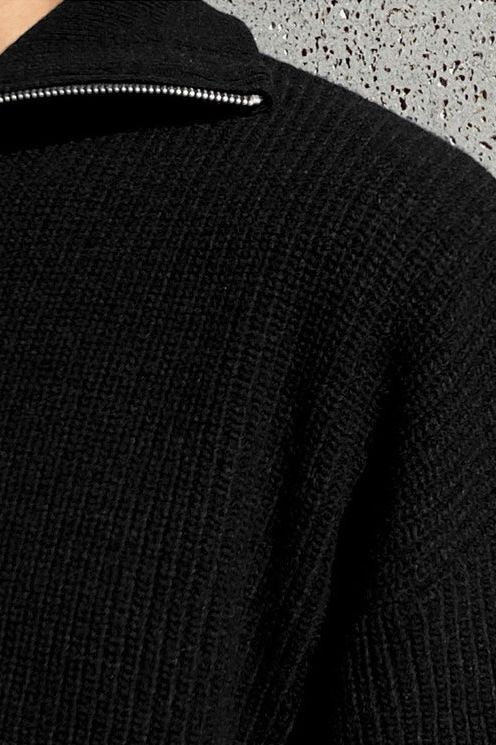 SEJONG Quarter Zip Sweater