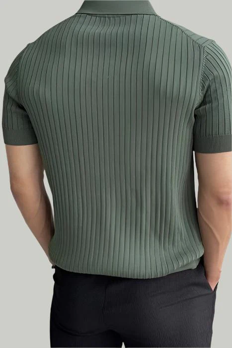 GIMCHEON Knitted Polo Shirt
