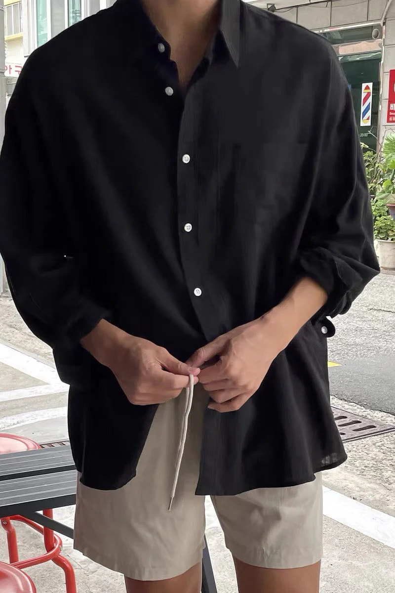 WONJU Oversize Linen Shirt