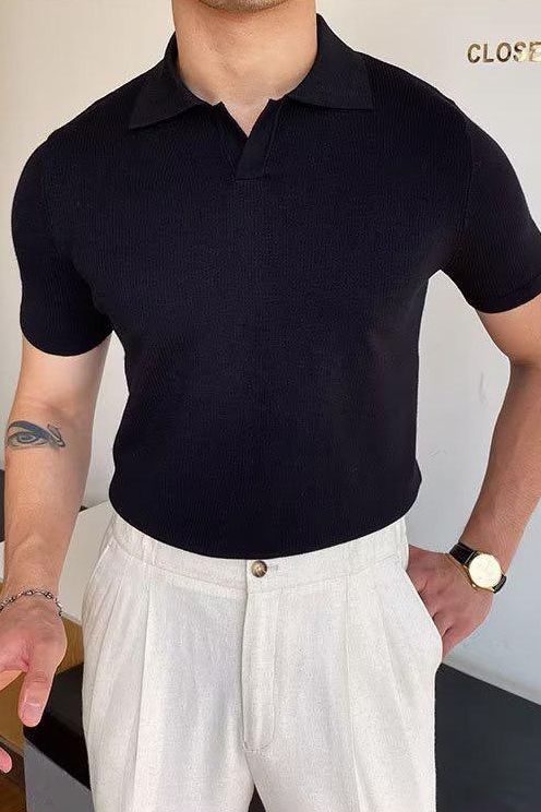 OSAN Slim V-Neck Polo