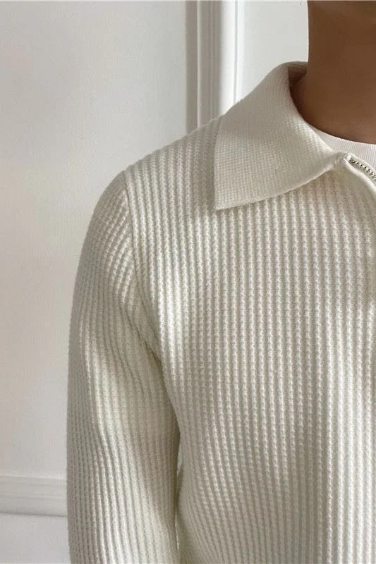 GONGJU Zipped Sweater