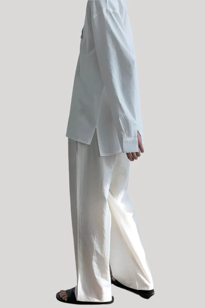 YANGJU Wide Leg Linen Pant