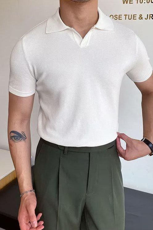 OSAN Slim V-Neck Polo