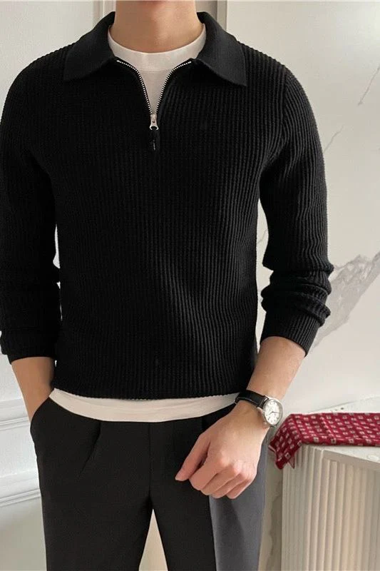 GONGJU Zipped Sweater