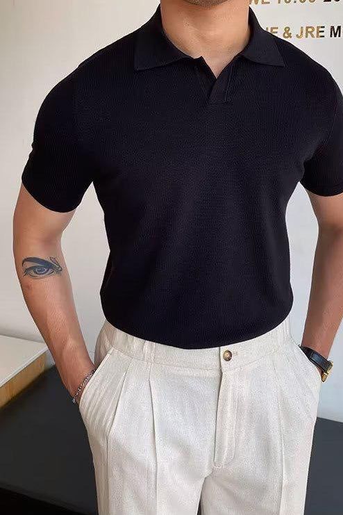 OSAN Slim V-Neck Polo