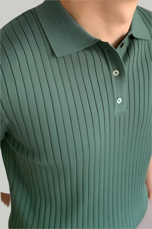 GIMCHEON Knitted Polo Shirt