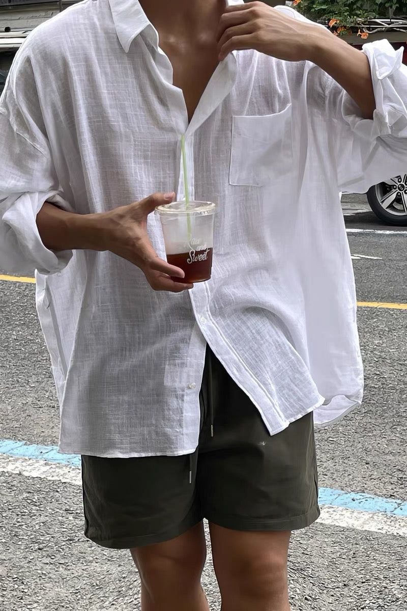 WONJU Oversize Linen Shirt
