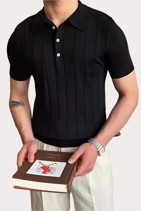SEOSAN Elegant Silk Polo