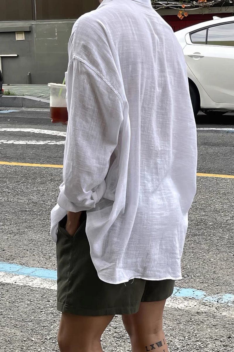 WONJU Oversize Linen Shirt