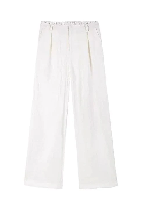 YANGJU Wide Leg Linen Pant