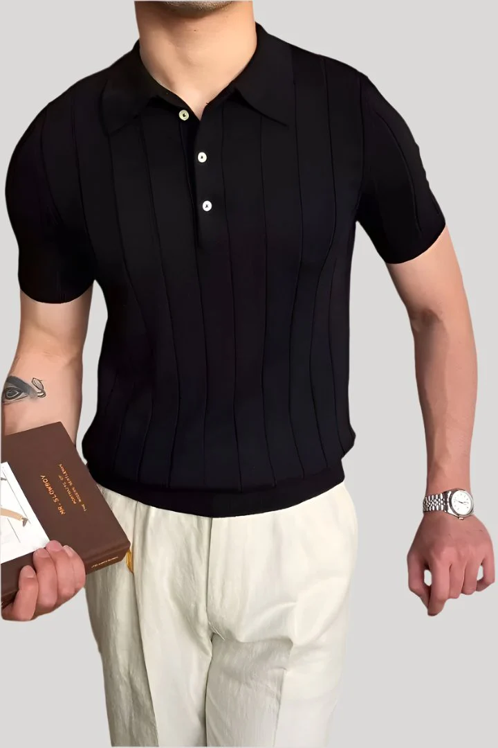 SEOSAN Elegant Silk Polo