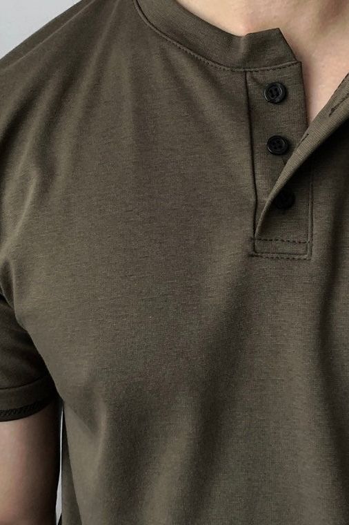 DAEGU Buttoned Collar T-Shirt