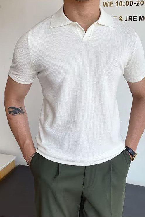 OSAN Slim V-Neck Polo