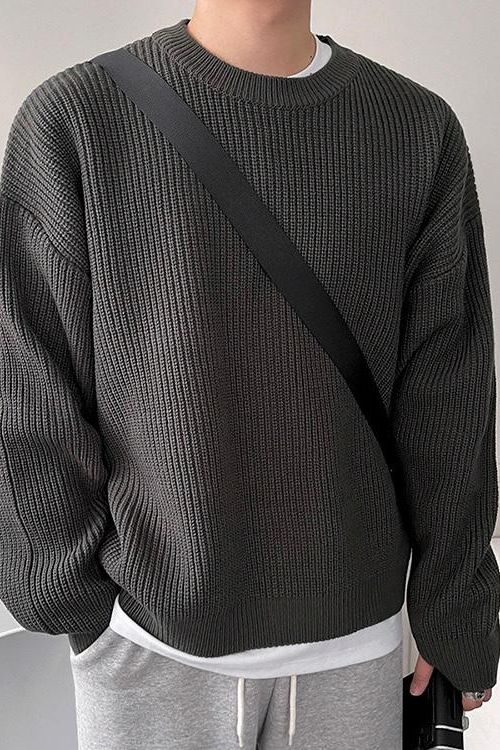 MOKPO Ribbed Sweater