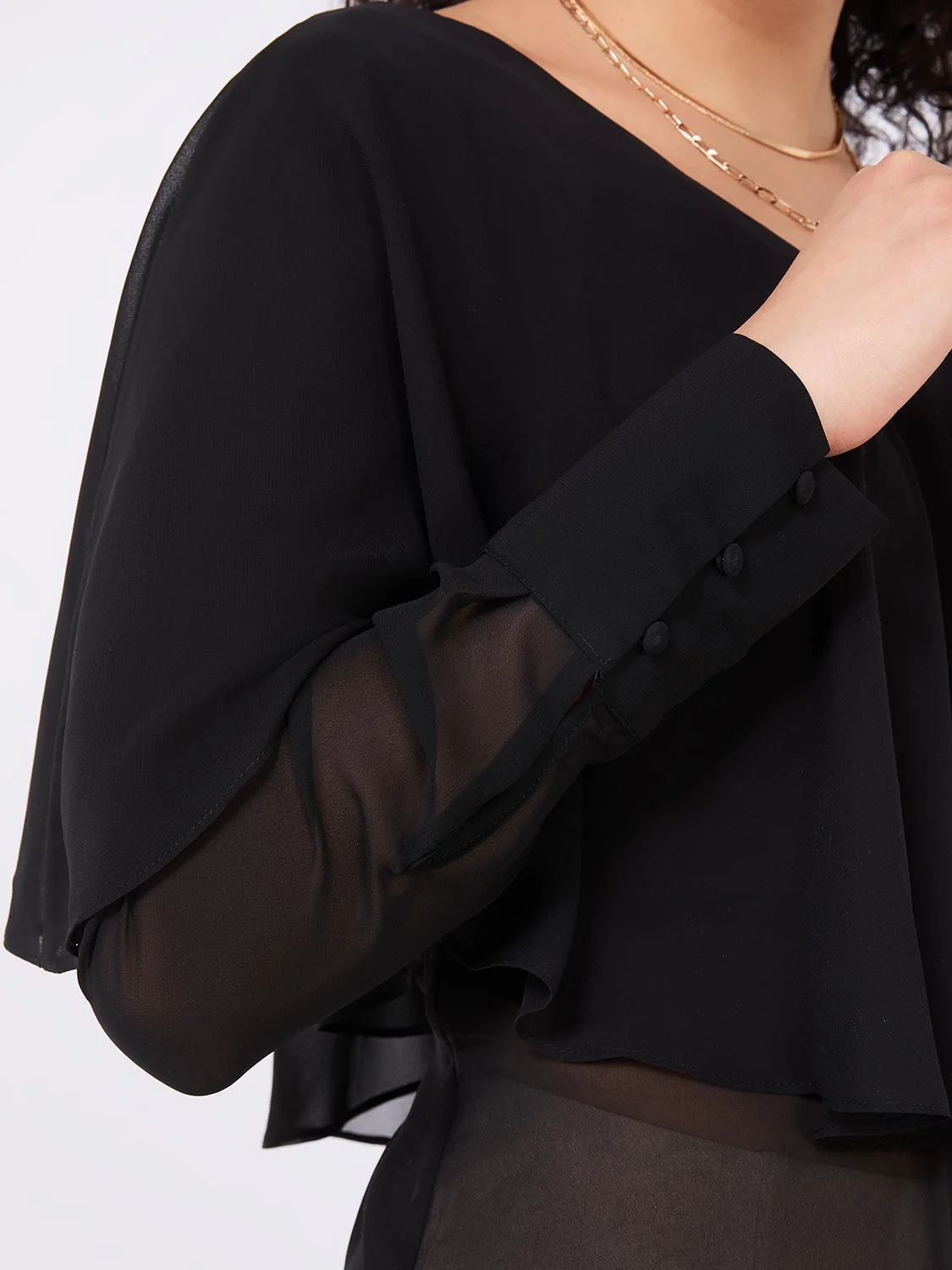 Layered Chiffon Blouse
