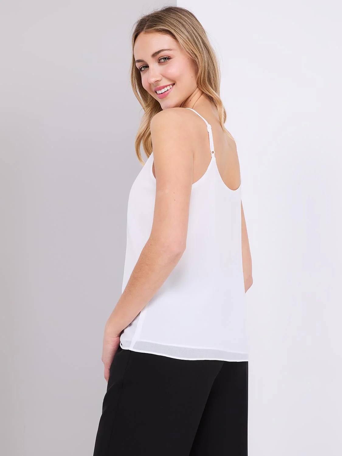 Mesh V-Neck Tank Top