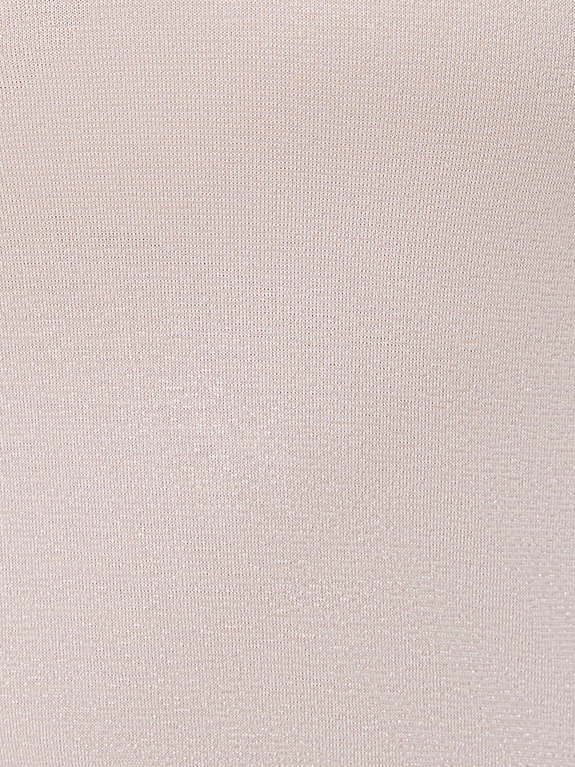 Glitter Jersey Boat Neck Top