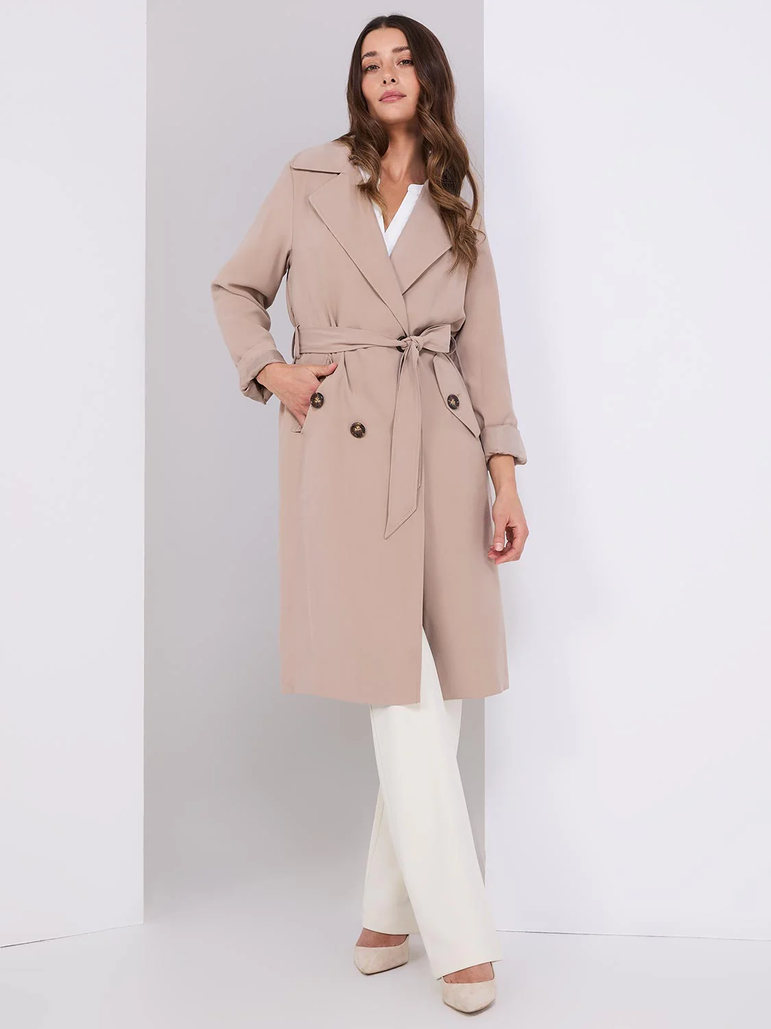 Belted Trench Coat