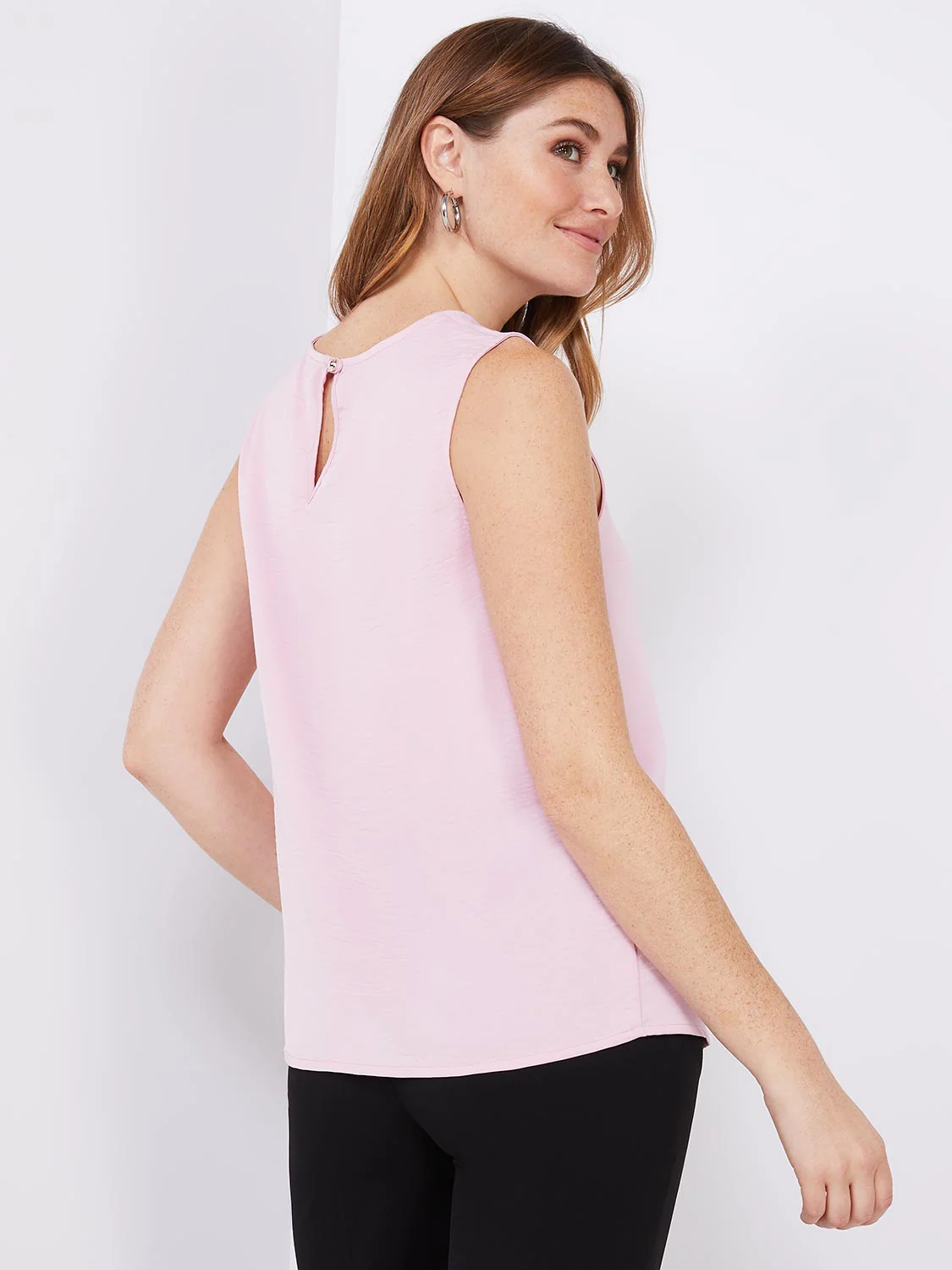 Sleeveless Textured Blouse