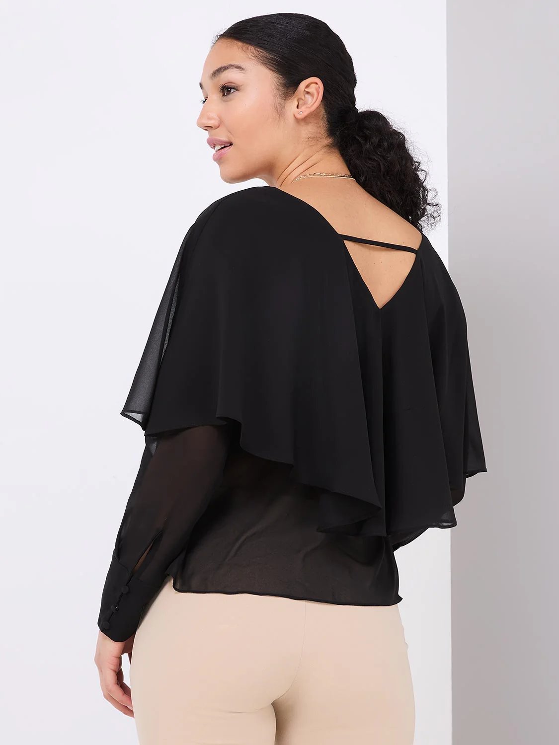 Layered Chiffon Blouse