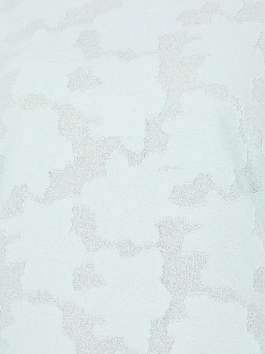 Sleeveless Floral Burnout Chiffon Top