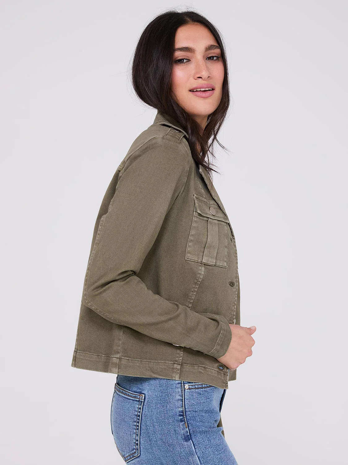 Twill Patch Pocket Jacket