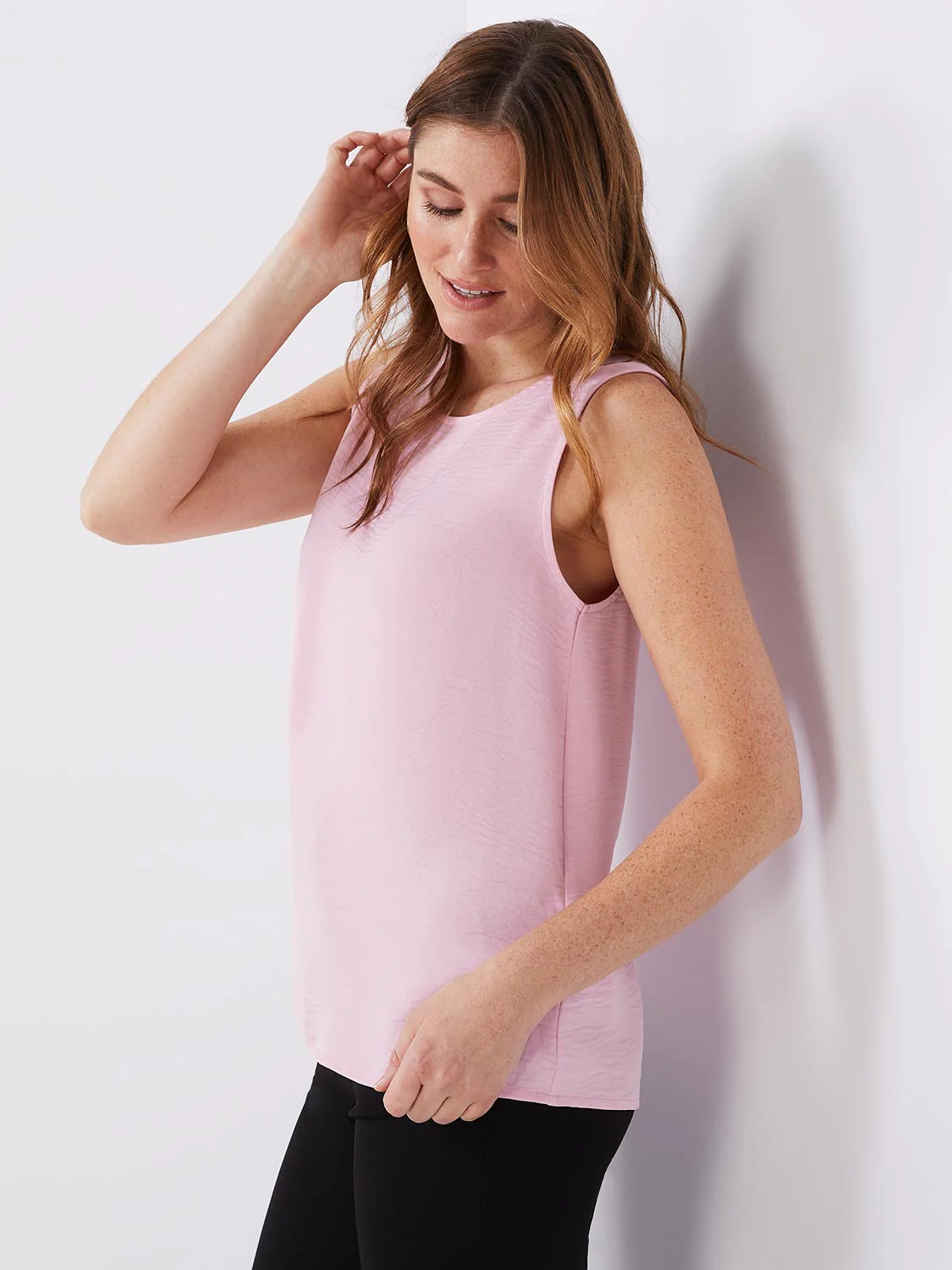 Sleeveless Textured Blouse