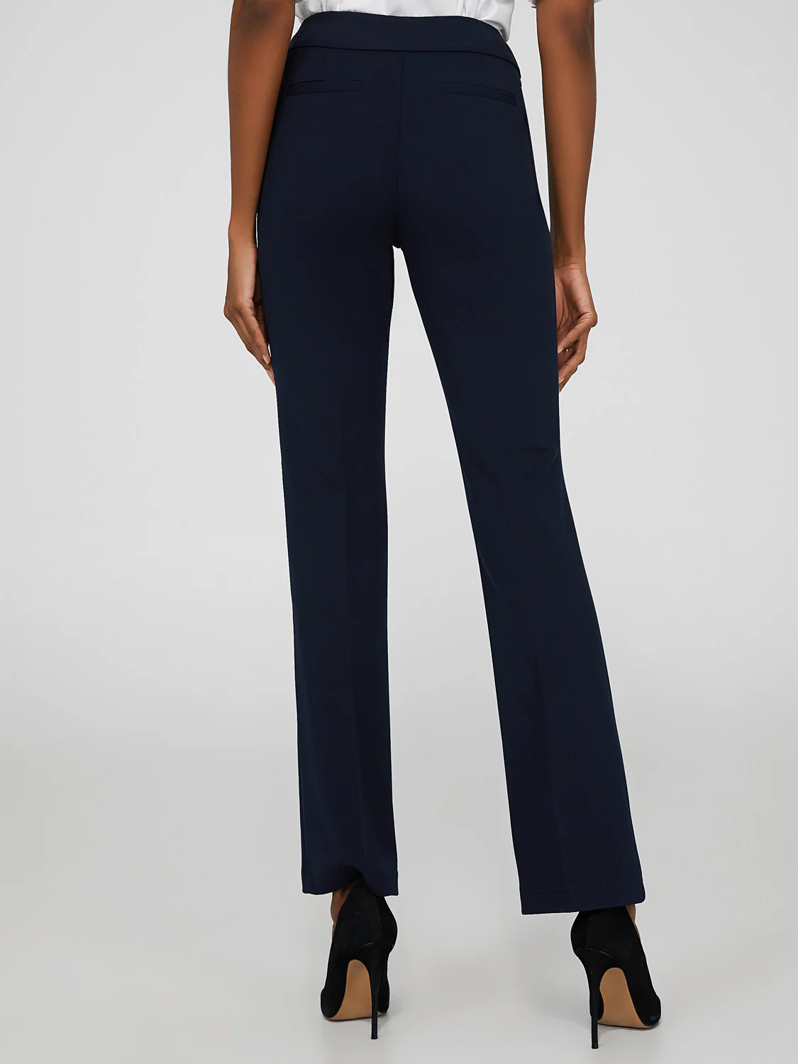 Pull-On Pant With Front Button Detail