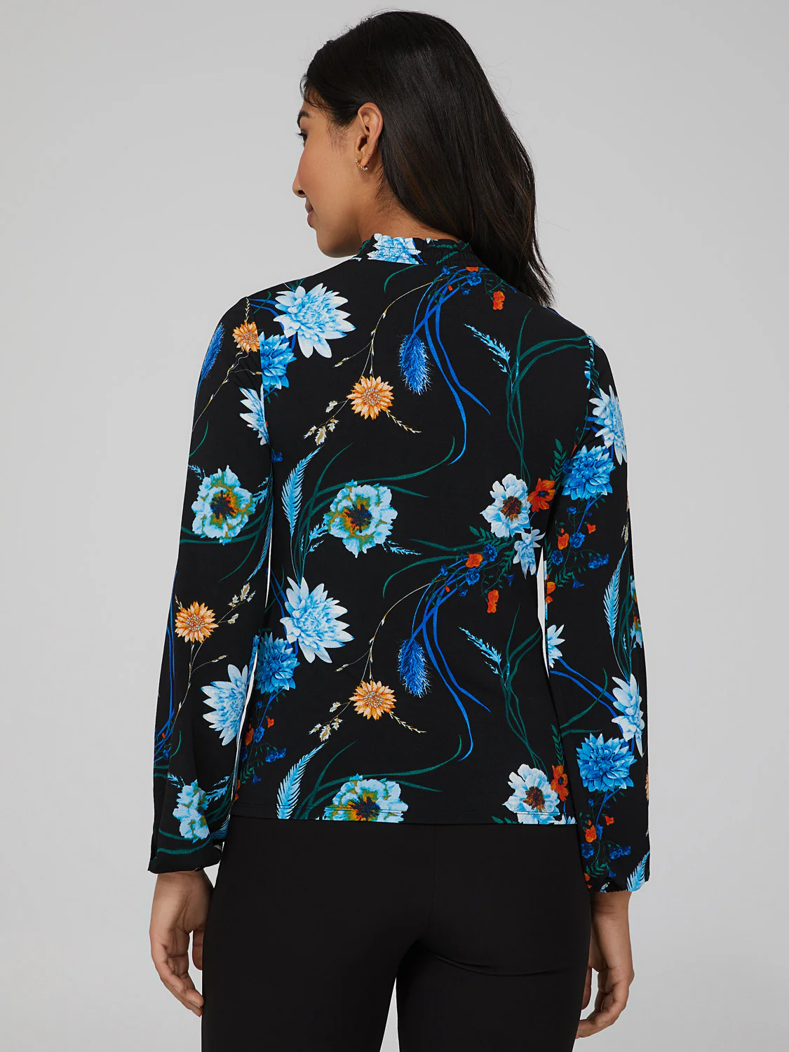 Front Bubble Sleeve Top