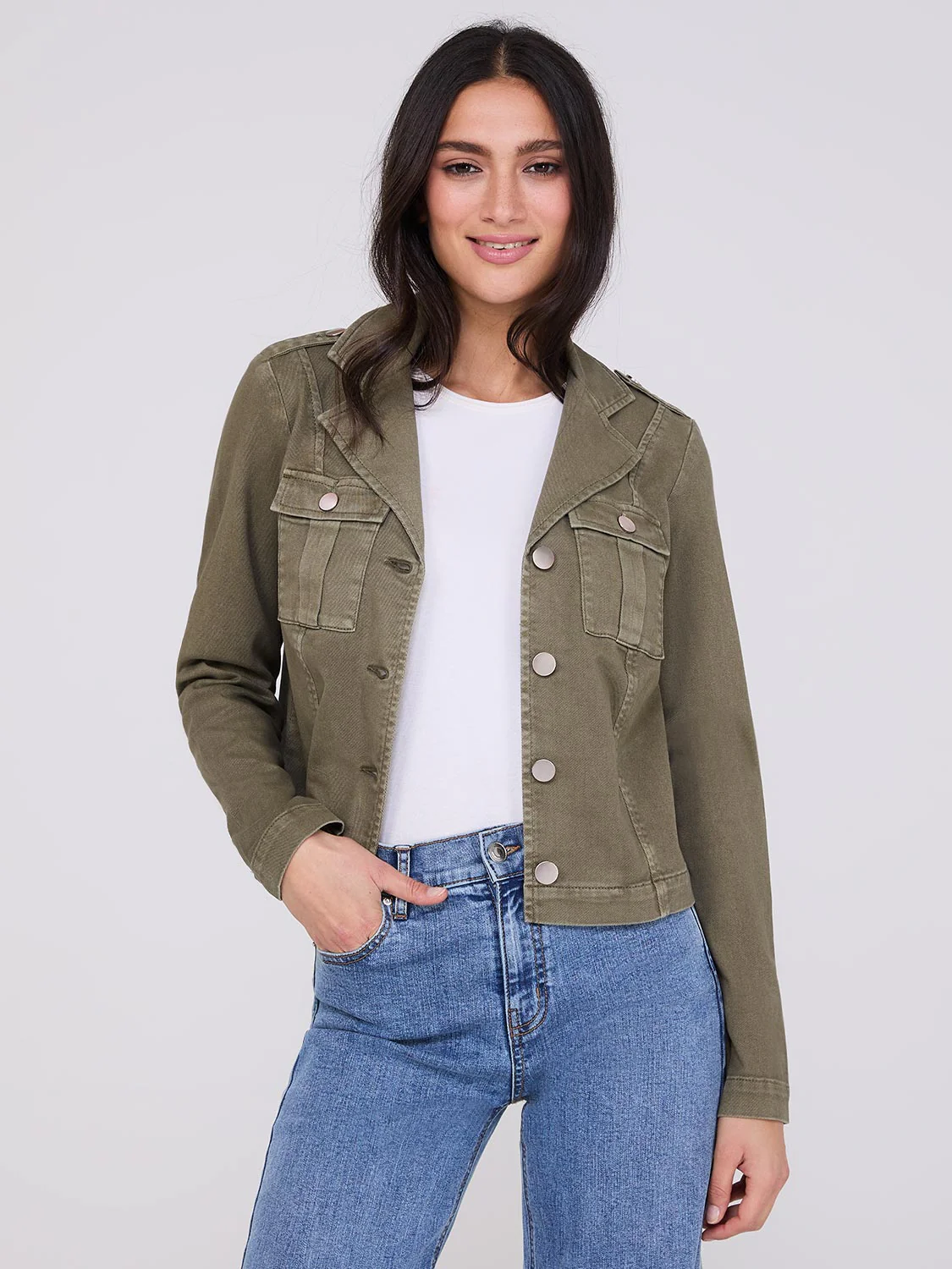 Twill Patch Pocket Jacket