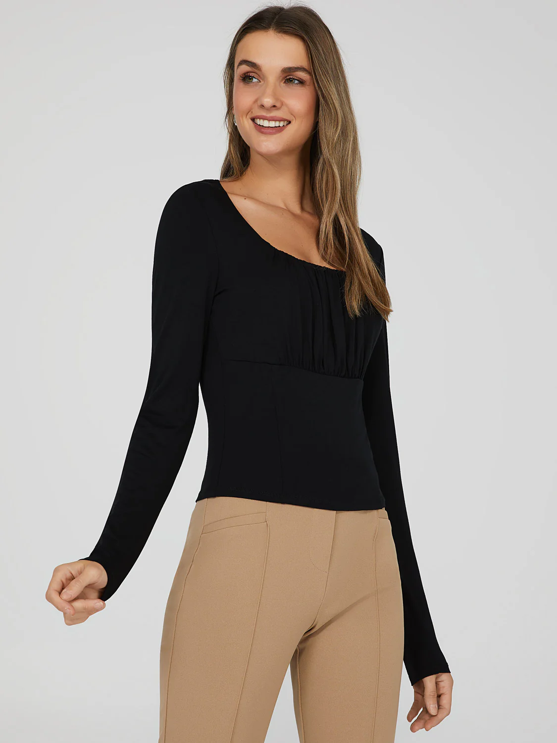 Square Neck Crop Top