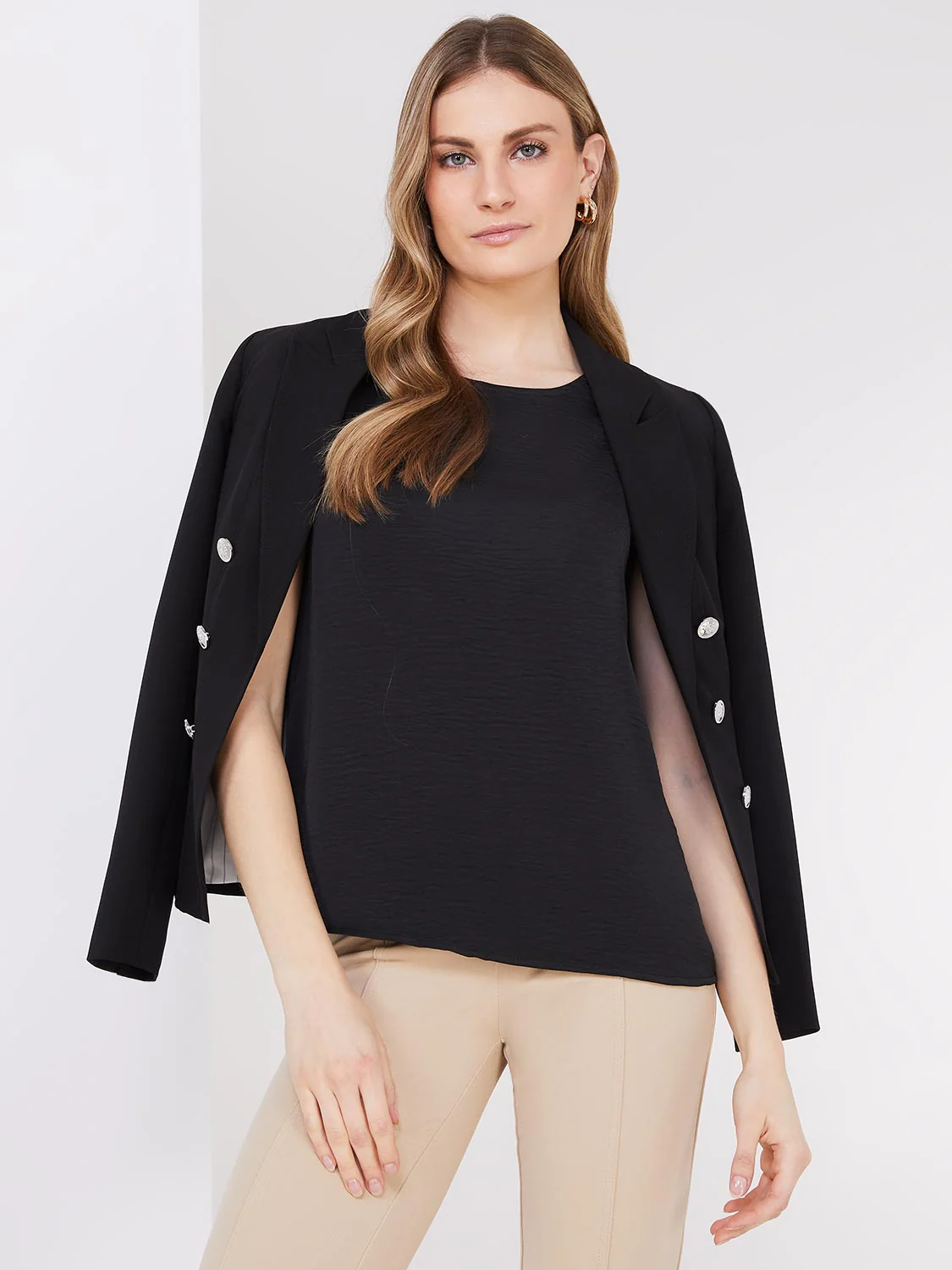 Sleeveless Textured Blouse