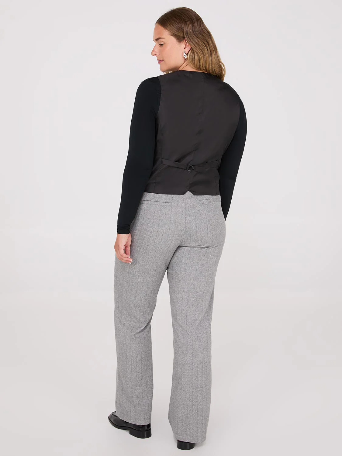 Pinstripe 3-Button Vest