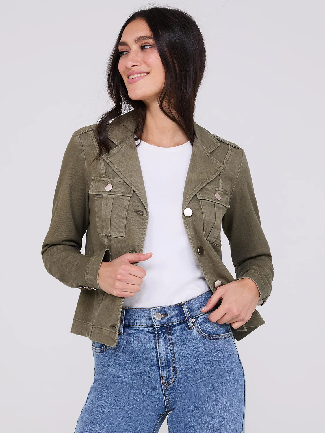 Twill Patch Pocket Jacket