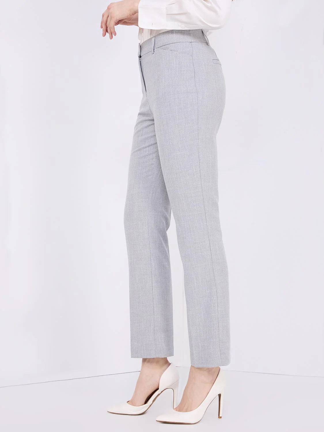 Classic Rise Straight-Leg Trousers