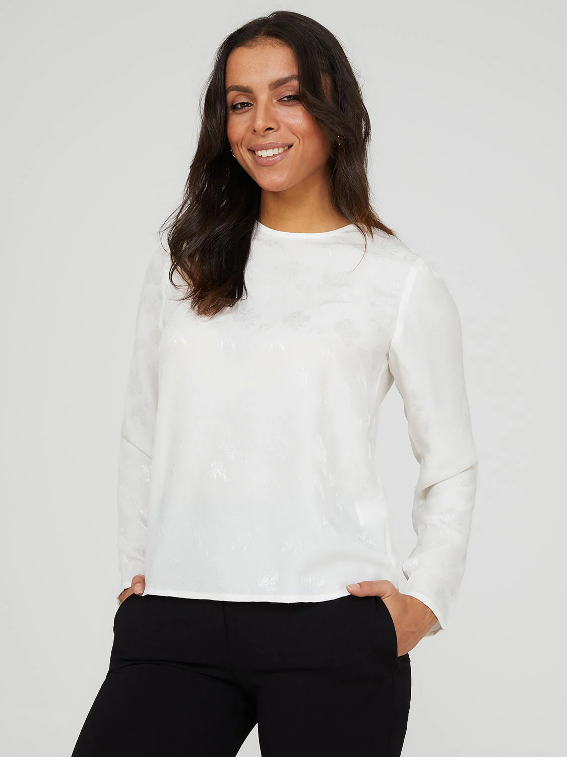 Scoop Neck Blouse