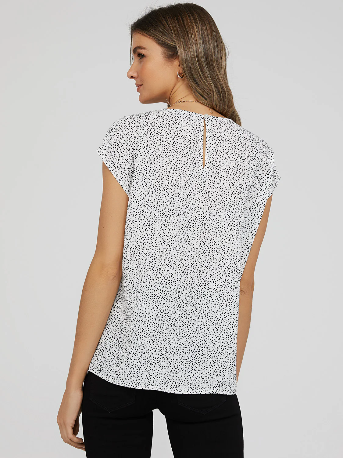 Round Neck Dolman Sleeve Top
