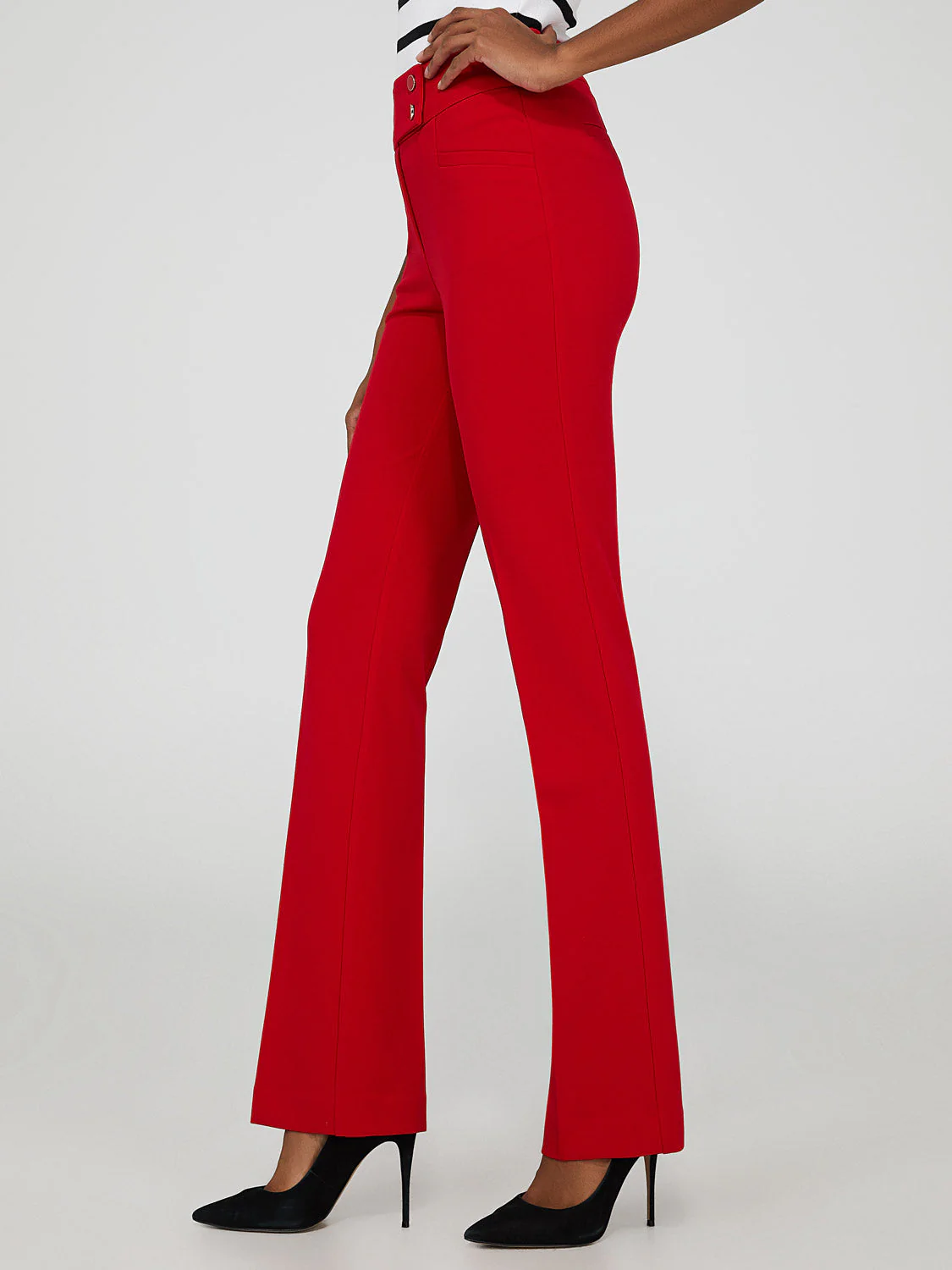 Pull-On Fit & Flare Pants