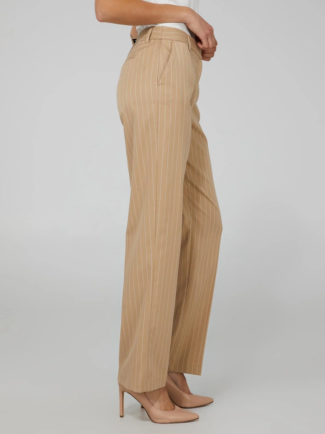 Pinstripe Classic Rise Trousers