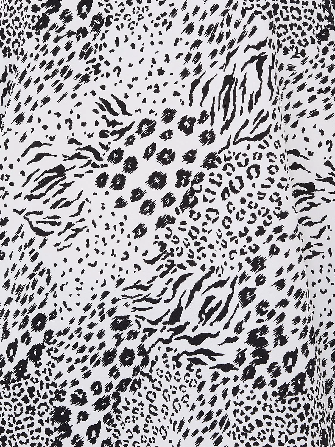 Printed Split Neck Blouse